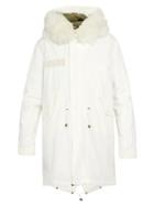 Matchesfashion.com Mr & Mrs Italy - Hooded Cotton Canvas Parka - Mens - White