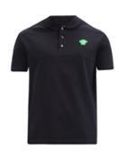Matchesfashion.com Versace - Medusa-embroidered Cotton-piqu Polo Shirt - Mens - Black