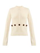 Joseph Ribbed-knit Button Sweater