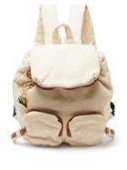 Ladies Bags See By Chlo - Joy Rider Canvas Backpack - Womens - Beige