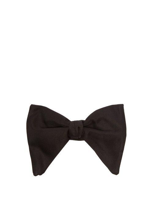Matchesfashion.com Gucci - Silk Faille Bow Tie - Mens - Black
