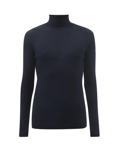 Fusalp - Ceillac Ribbed Roll-neck Sweater - Mens - Navy