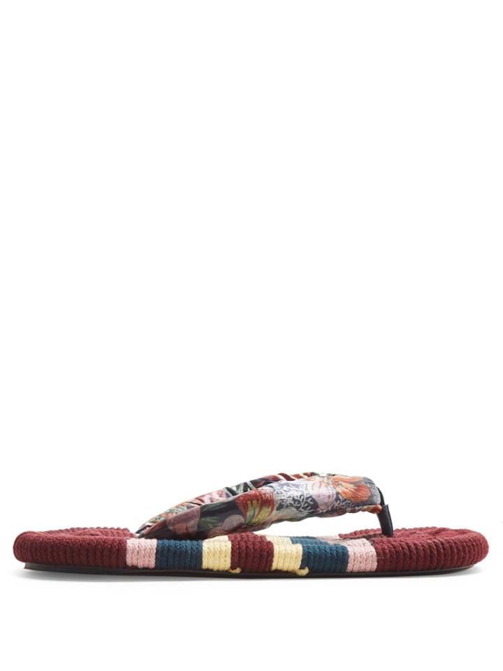 Isabel Marant Effih Floral-print Sandals