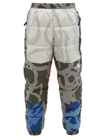 The North Face Xx Kaws - X Kaws Retro 1996 Nuptse Ripstop Track Pants - Mens - Grey