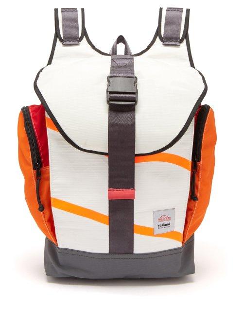 Matchesfashion.com Sealand - Roamer Upcycled Canvas Backpack - Mens - Orange Multi