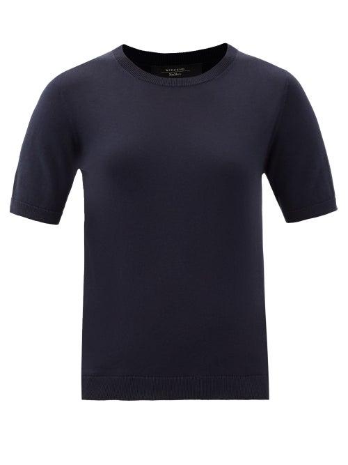 Matchesfashion.com Weekend Max Mara - Cairo Sweater - Womens - Navy