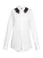 Dolce & Gabbana Ruffled Lace-collar Shirt