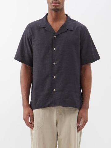 Maran - La Linda Organic Cotton-blend Shirt - Mens - Black