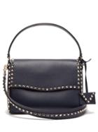 Matchesfashion.com Valentino - Rockstud Leather Cross Body Bag - Womens - Navy