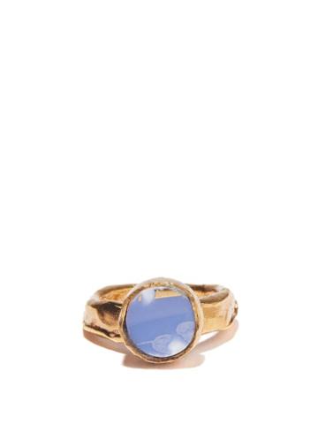Nick Fouquet - Ulrico Engraved-charm Ring - Mens - Gold