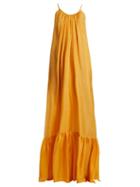 Matchesfashion.com Kalita - Brigitte Silk Habotai Maxi Dress - Womens - Orange