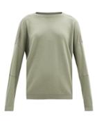 Matchesfashion.com Brunello Cucinelli - Virgin Wool, Cashmere & Silk-blend Sweater - Womens - Khaki
