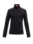 Mens Rtw Vetements - No Mainstream-print Cotton Long-sleeve T-shirt - Mens - Black