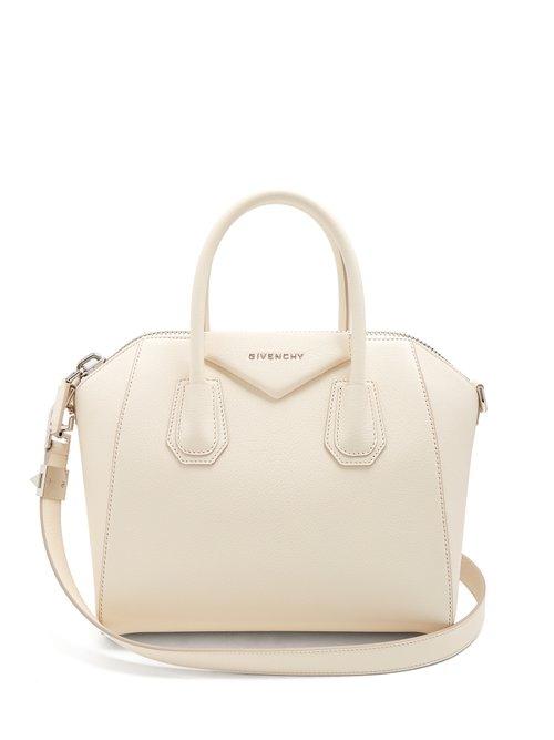 Matchesfashion.com Givenchy - Antigona Small Leather Bag - Womens - Cream