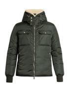 Moncler Darwin Shearling-collar Down Coat