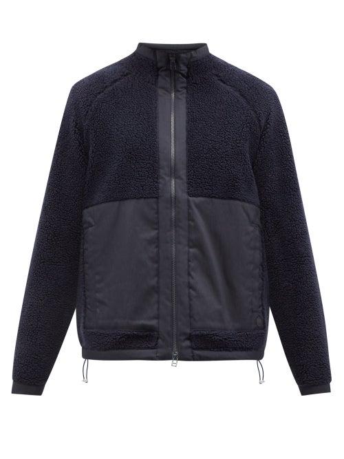 Folk - Signal Fleece And Shell Jacket - Mens - Navy