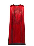 Matchesfashion.com Calvin Klein 205w39nyc - X Andy Warhol Stephen Sprouse Fringed Dress - Womens - Red Multi