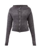 Matchesfashion.com No. 21 - Crystal-embellished Cardigan - Womens - Charcoal