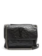 Matchesfashion.com Saint Laurent - Niki Medium Quilted-leather Bag - Womens - Black