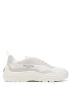Valentino Bansi Panelled Leather Trainers