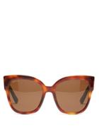 Gucci Oversized Cat-eye Frame Sunglasses