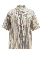Matchesfashion.com Our Legacy - Box Abstract-print Cotton-blend Shirt - Mens - Multi