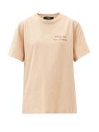 Matchesfashion.com Stella Mccartney - X Yoshitomo Nara Organic-cotton Jersey T-shirt - Womens - Beige Print