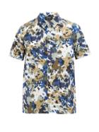 Matchesfashion.com A.p.c. - Leandre Camouflage-print Cotton-poplin Shirt - Mens - Multi