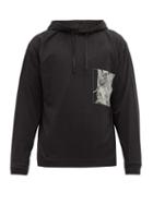 Matchesfashion.com 1017 Alyx 9sm - Grid-print Cotton Hooded Sweatshirt - Mens - Black