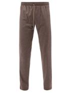 Zimmerli - Slim-leg Jersey Pyjama Trousers - Mens - Brown