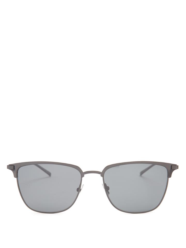 Saint Laurent D-frame Titanium Sunglasses
