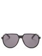 Matchesfashion.com Dior - Dioressential Aviator Acetate Sunglasses - Mens - Black