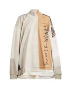 Matchesfashion.com Marques'almeida - Printed Sweatshirt - Womens - White Print