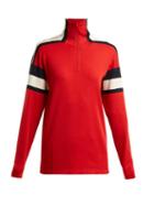 Matchesfashion.com Gucci - Striped Wool And Silk Blend Sweater - Womens - Red White
