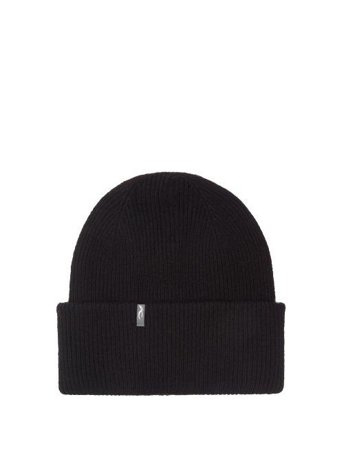 Kjus - Truckstop Ribbed Wool-blend Beanie Hat - Mens - Black