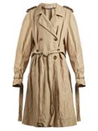 Matchesfashion.com Jw Anderson - Double Breasted Twill Trench Coat - Womens - Beige