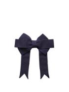 Matchesfashion.com Erdem - Bow Grosgrain Hair Tie - Womens - Navy