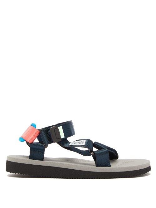 Matchesfashion.com Suicoke - Depa Cab Sandals - Womens - Grey Navy