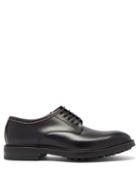Matchesfashion.com Paul Smith - Rutford Signature Stripe Piped Leather Derby Shoes - Mens - Black