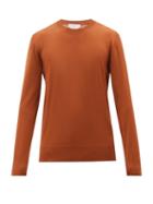 Gabriela Hearst - Palco Crew-neck Merino-wool Sweater - Mens - Orange
