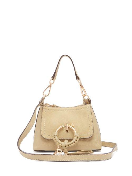 Matchesfashion.com See By Chlo - Joan Mini Leather Cross Body Bag - Womens - Light Green