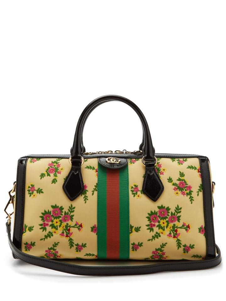 Gucci Ophidia Boston Nylon Bowling Bag
