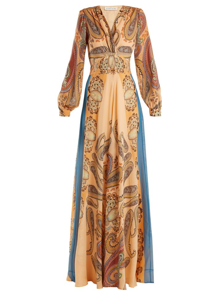 Etro Jasper Paisley Silk Dress