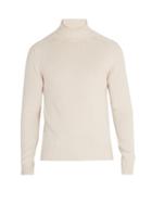 Matchesfashion.com Tomas Maier - Roll Neck Cashmere Sweater - Mens - Light Grey