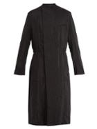 Matchesfashion.com Haider Ackermann - Lightweight Pinstripe Coat - Mens - Black