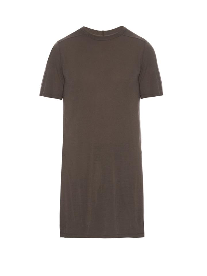 Rick Owens Long-line Jersey T-shirt