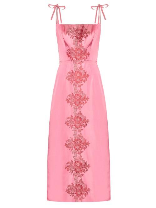 The Vampire's Wife Night Garden Medici-jacquard Silk Dress