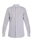 Givenchy Star-embroidered Striped Cotton Shirt