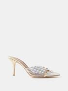Malone Souliers - Missy 70 Point-toe Pvc Mules - Womens - Silver
