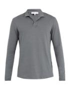 Orlebar Brown Massey Long-sleeved Cotton Polo Shirt